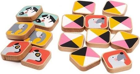Actual product image Petit Monkey Wooden memory game