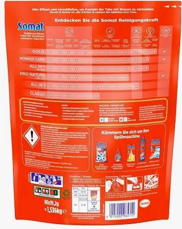 Image du produit Somat 80 12 TABS GOLD SPAR PACK (Solide)