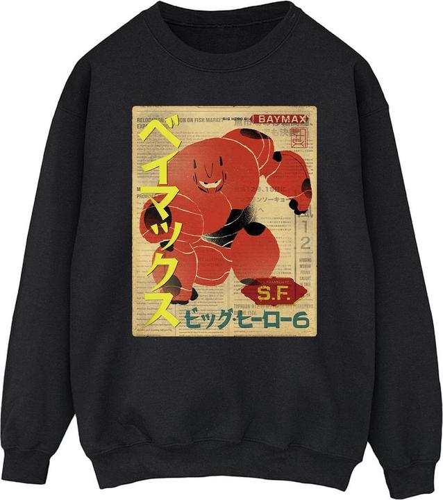 Disney Big Hero 6 Baymax Baymax Newspaper Sweatshirt