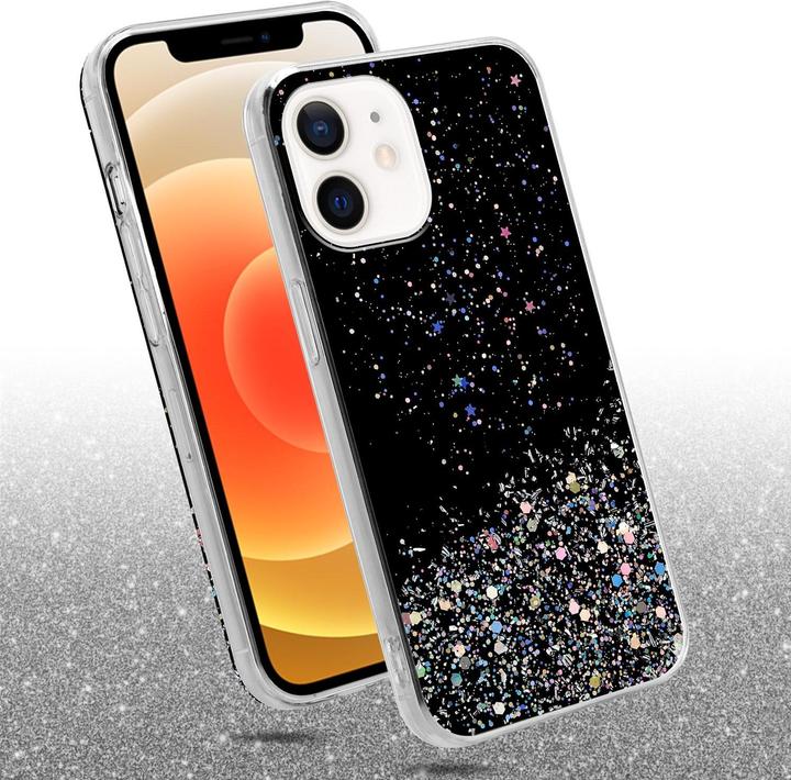 Actual product image Cadorabo TPU cover sparkling glitter (Apple iPhone 12 mini)