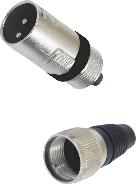 Actual product image Omnitronic XLR male 3pin sw 10x
