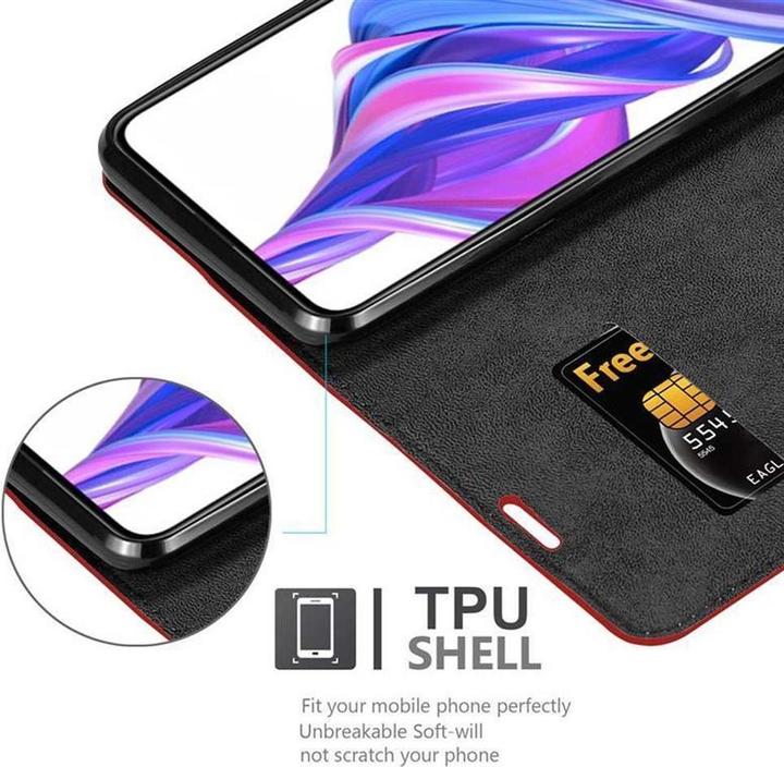 Actual product image Cadorabo Book Invisible Magnet Cover (Honor 9X)