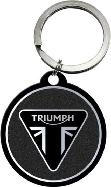 Produktbild Nostalgic-Art Merchandising Nostalgic Art Schlüsselanhänger Triumph Ø 4 cm, Schwarz, Motiv