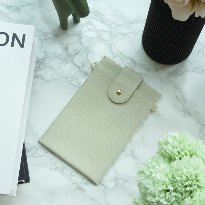 Produktbild PhoneLook Elegante universelle Smartphone Umhängetasche aus veganem Leder inkl. Umhängegurt aus Leder (vegan)