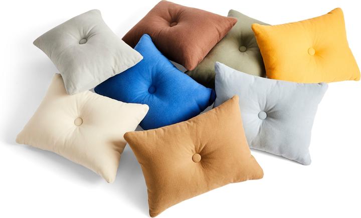 Actual product image HAY - Dot Cushion Planar 60x45 cm - Warm yellow (541491) (60 x 45 cm)
