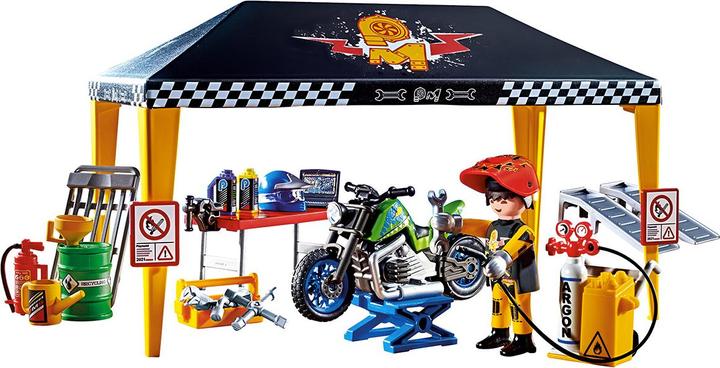 Actual product image Playmobil Stunt show workshop tent (70552, Playmobil stunt show)