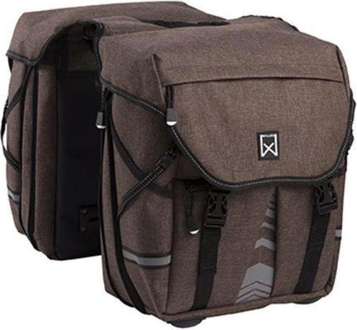 Actual product image Willex Luggage bag 1200 series 28 liters brown (1200 l, Luggage carrier bag)