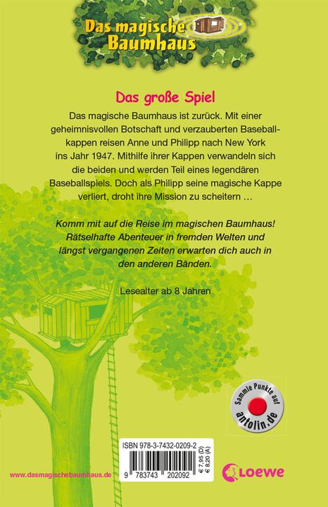 Immagine prodotto Das magische Baumhaus - Das grosse Spiel (Tedesco, Maria Papa Osborne, 2018)