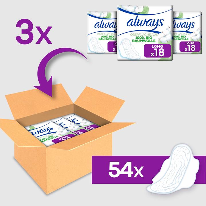 Image du produit Always Cotton Protection (54 x, Tampons sanitaires)