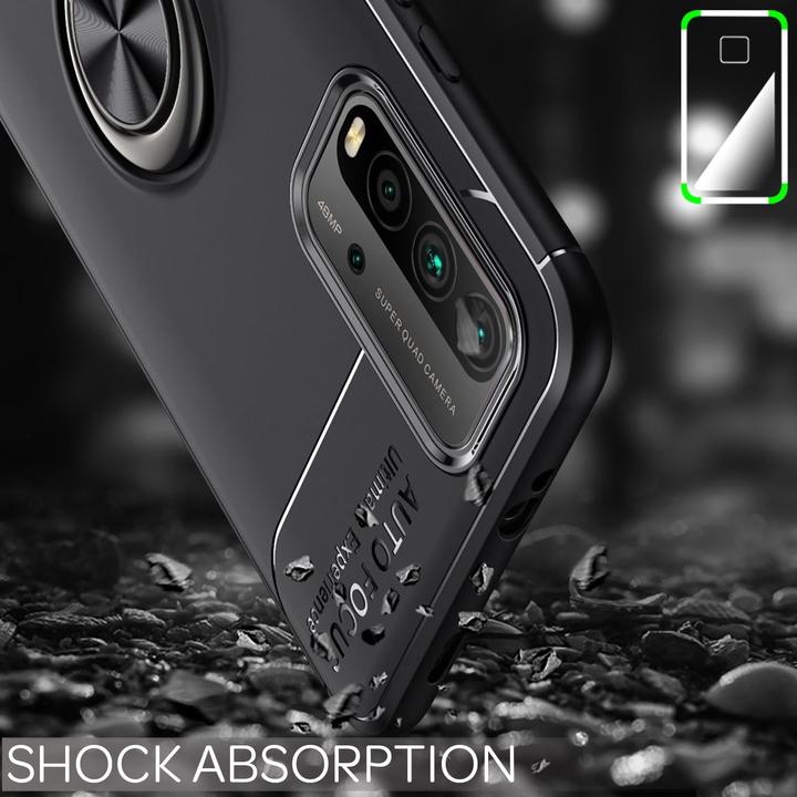 Immagine prodotto Nalia Custodia per cellulare in silicone ad anello (Xiaomi Redmi 9T)