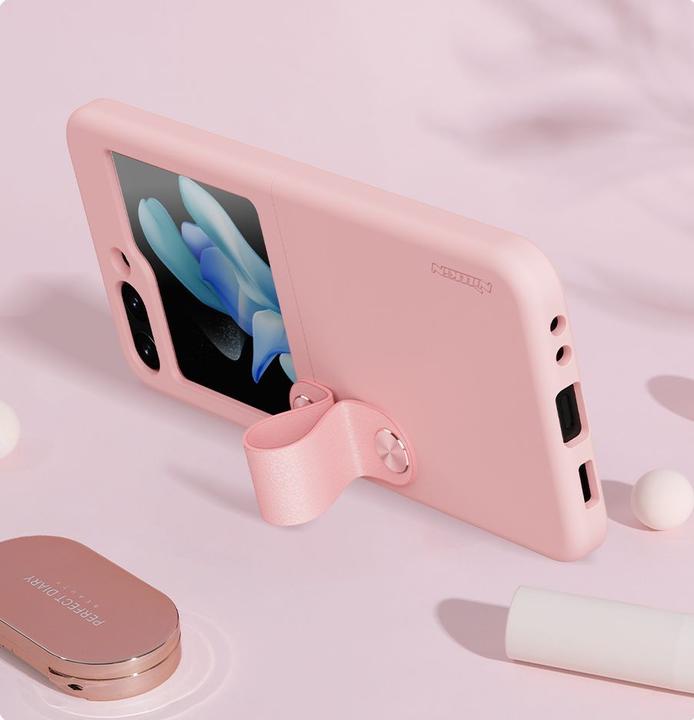 Immagine prodotto Nillkin Custodia Flex Flip con gancio e supporto per Samsung Galaxy Z Flip 5 - nera (Samsung Galaxy Z Flip5)
