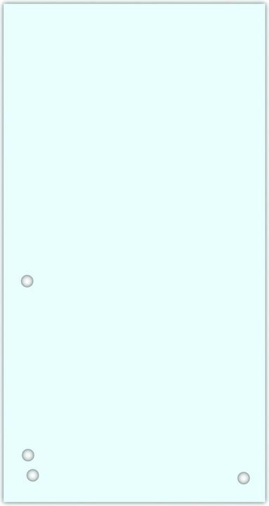 Immagine prodotto Donau Divisori, cartone, 1/3 a4, 235x105mm, 100pz, bianco