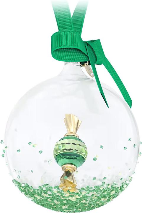 Actual product image Swarovski Holiday Cheers Dulcis Christmas bauble green