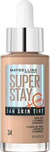 Produktbild Maybelline New York Maybelline Super Stay Skin Tint Foundation with Vitamin C Long-Lasting up to 24H Vegan Formula Shade (34)