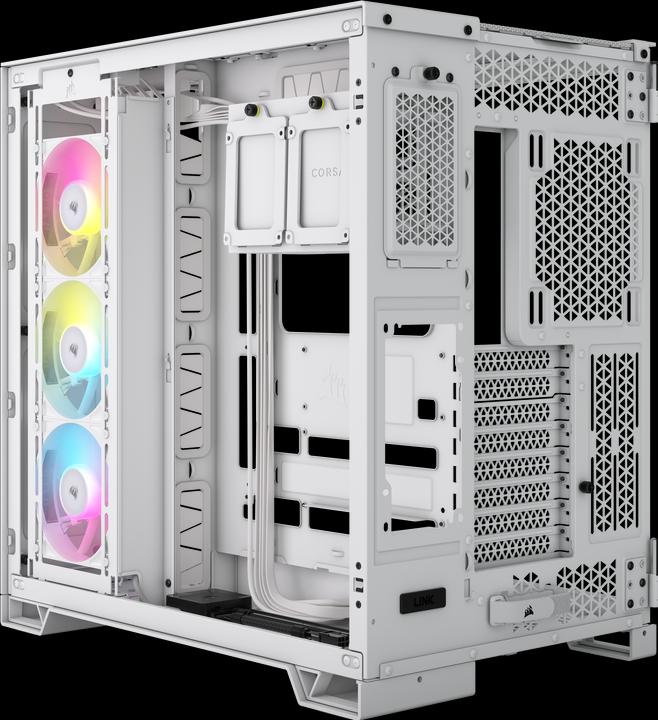 Actual product image Corsair Case iCUE 6500X RGB Midi TG white (ATX, Mini-ITX, mATX)