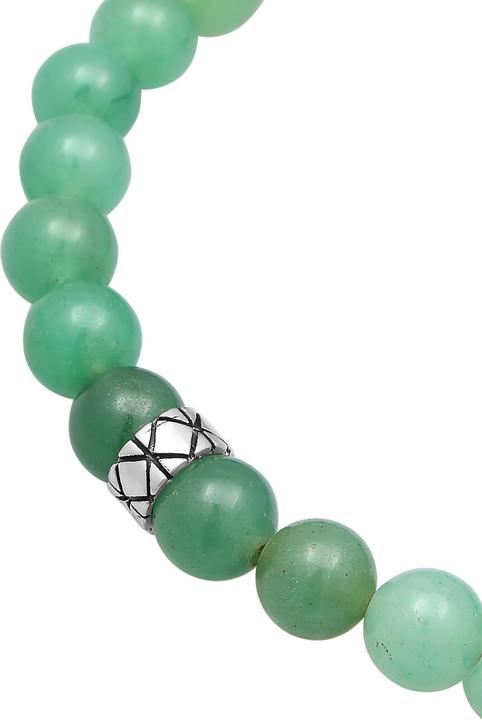 Produktbild Kuzzoi Edelsteinarmband, Totenkopf (23 cm, Aventurin, Plastik, 925 Sterling Silber)