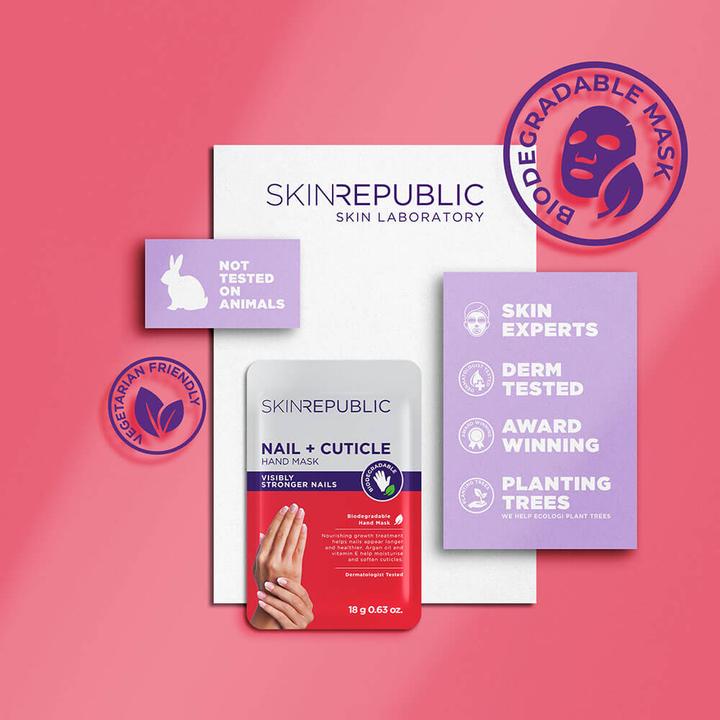 Actual product image Skin Republic Nail + Cuticle Hand Mask