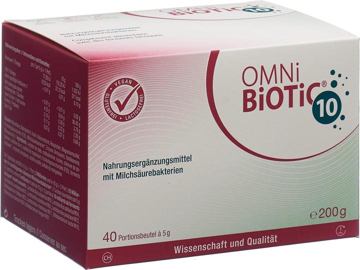 Actual product image Omni Biotic 10 (40 Piece, Powder, 200 g)