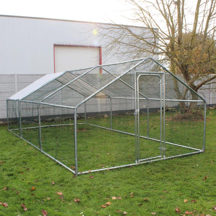 Actual product image Wiltec Free-range enclosure 6x3x2m outdoor enclosure aviary chicken coop small animal enclosure