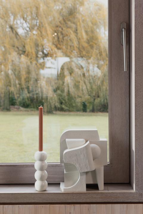 Produktbild Zuiver Rome Candle Holder Marble White (8 x 8 x 24 cm)