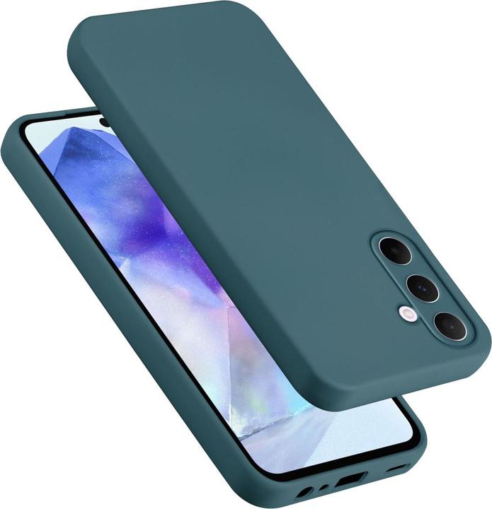 Cadorabo Hülle für Samsung Galaxy A55 TPU im Liquid Schutz Silikon Design (Samsung Galaxy A55)