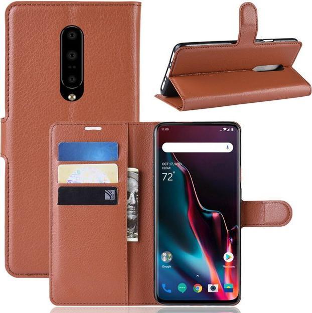 Produktbild MU Classic Litchi Leder Bookcover Series (OnePlus 7 Pro)