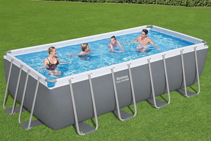 Produktbild Bestway Steel Pro MAX Frame Pool Komplet t-Set (488 x 244 x 122 cm)
