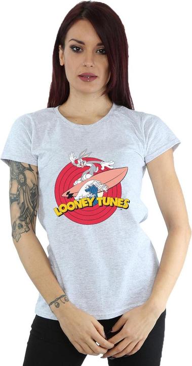 Image du produit Looney Tunes - T-shirt BUGS BUNNY SURFING - Femme (L)