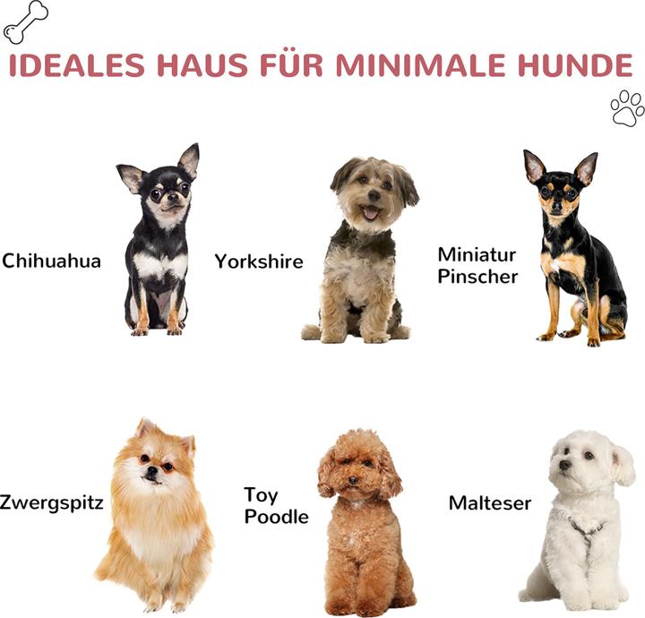 Produktbild PawHut Hundehütte (Hundehütte)