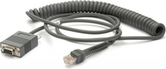 Produktbild Zebra Kabel seriell - DB-9 (W) - 2.7 m - gewickelt