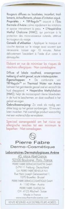 Image du produit Avène Masque apaisant Antirougeurs CALM (50 ml)