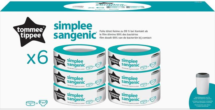 Sangenic Nachfüllkassetten Simplee, 6er Pack (6 x)