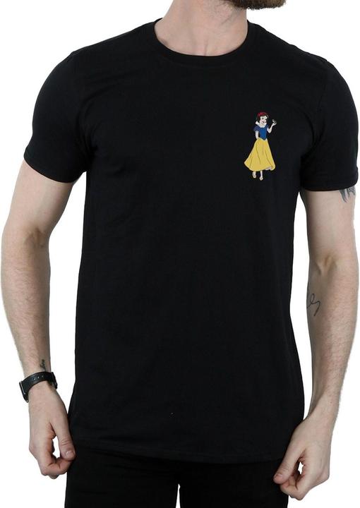 Actual product image Disney Princess Mens Snow White Chest T-Shirt (XXL)