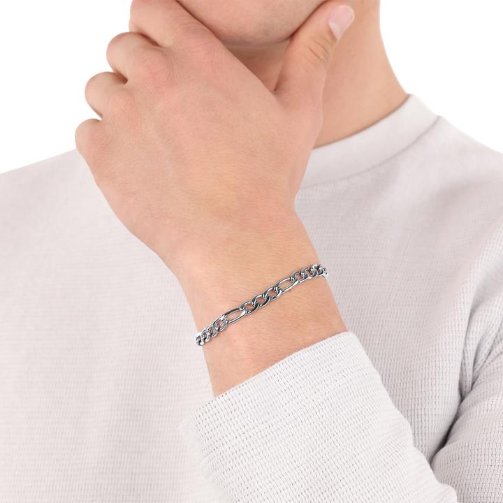 Immagine prodotto S.Oliver Gioielli da braccio per ragazzi, acciaio inossidabile (18 cm, Acciaio inossidabile)