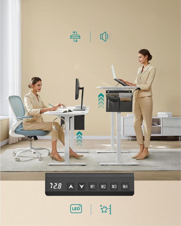 Produktbild Songmics Stehtisch (120 x 60 x 120 cm)