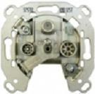 Actual product image Televes KMD12ST TV (coaxial) Metallic Socket (KMD12ST) (8 dB, Plug socket)