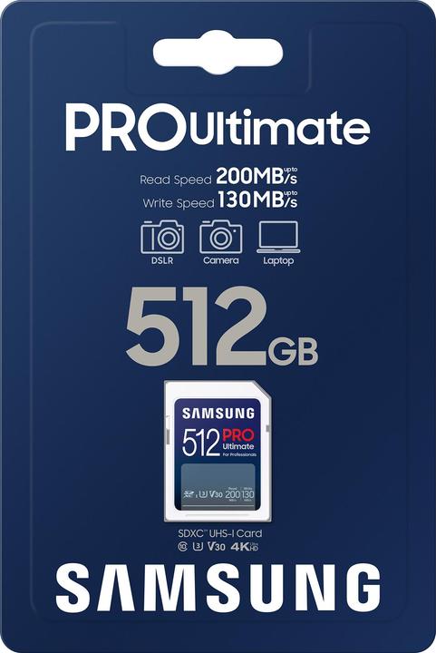 Produktbild Samsung PRO Ultimate (512 GB, SDXC, U3, UHS-I)