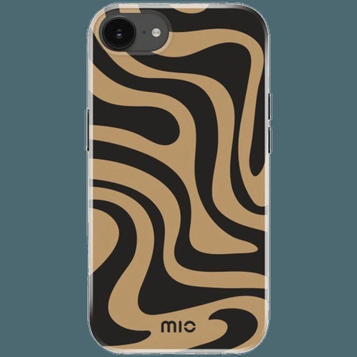 Image du produit Mio Kunststoff Back Cover Schwarz/Gold Magnetisch Apple iPhone 16e (Apple iPhone 16e)