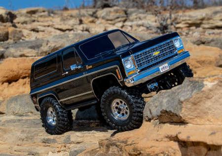 Image du produit Traxxas TRX-4 79 Chevy Blazer noir 1/10 Crawler RTR Brushed, Clipless, sans batterie ni chargeur (RTR Prêt à fonctionner)