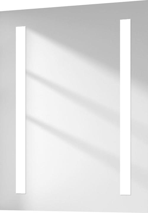 Emke Badspiegel mit Beleuchtung 40*60cm, Kaltweiss6500K, Dimmbar, Wand Schalter