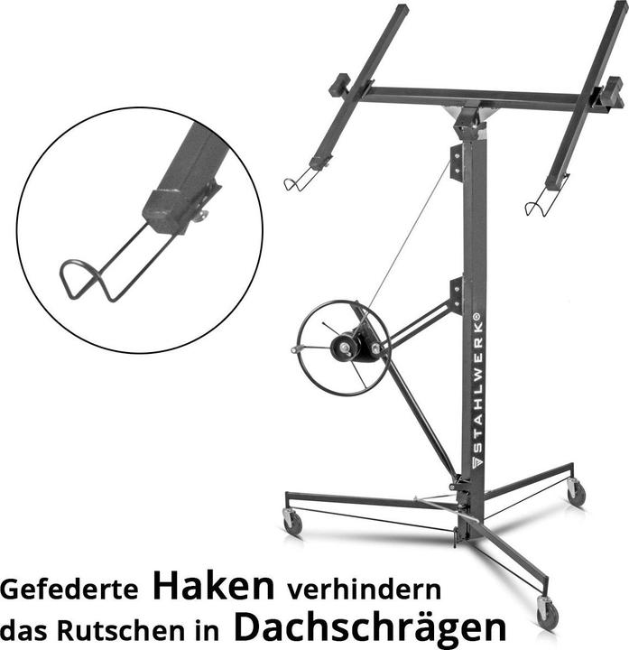 Actual product image Stahlwerk Panel lifter PH-465 ST 1.92-4.86 m, load capacity up to 68 kg (68 kg)