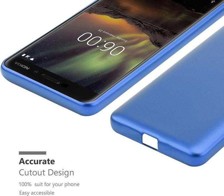 Image du produit Cadorabo Couverture métallique mate TPU (Nokia 6.1)