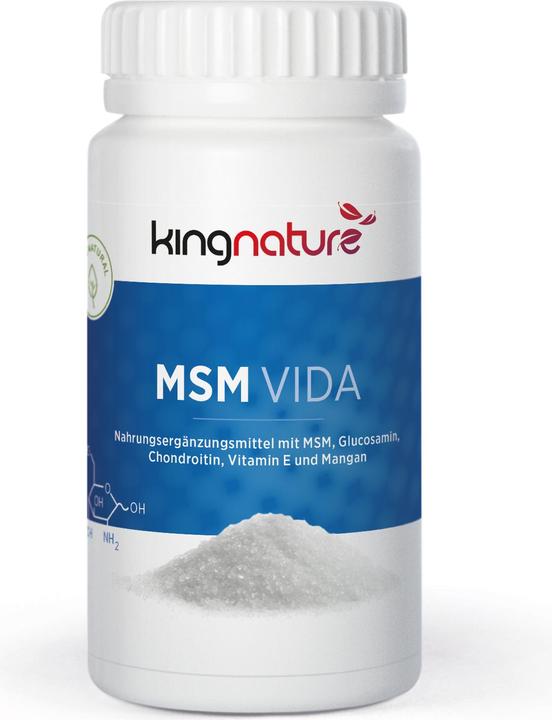 Produktbild Kingnature MSM Vida Kapsel 860 mg (60 Stück, Kapseln, 90 g)