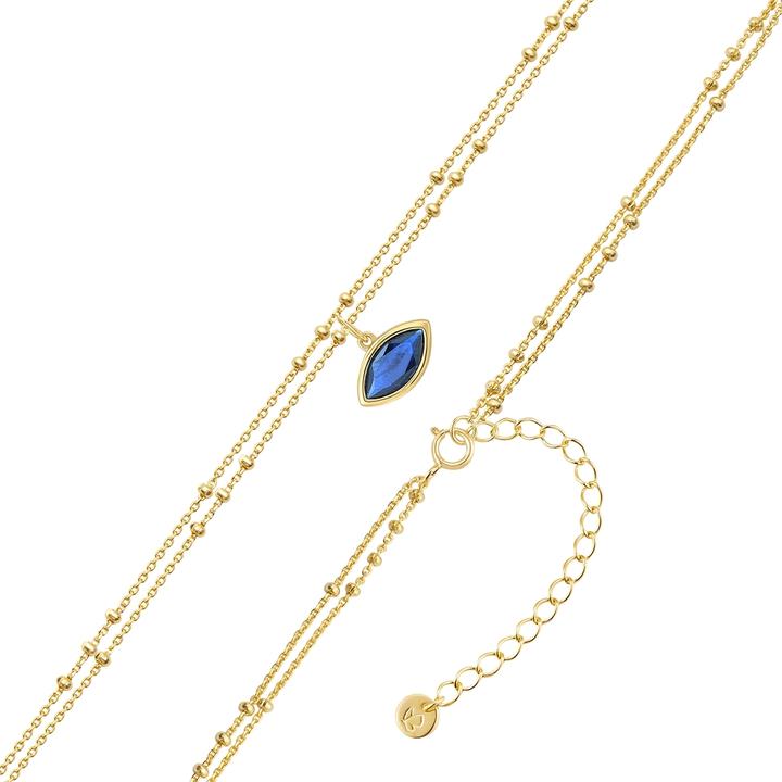 Actual product image Glanzstücke München Ladies necklace all-seeing eye sterling silver - 34630 (Sterling Silver, 40 - 45 cm)