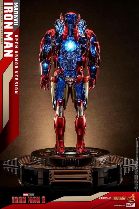 Image du produit Hot Toys Iron Man 3 diorama 1/6 Iron Man Mark VII (Open Armor Version) 32 cm