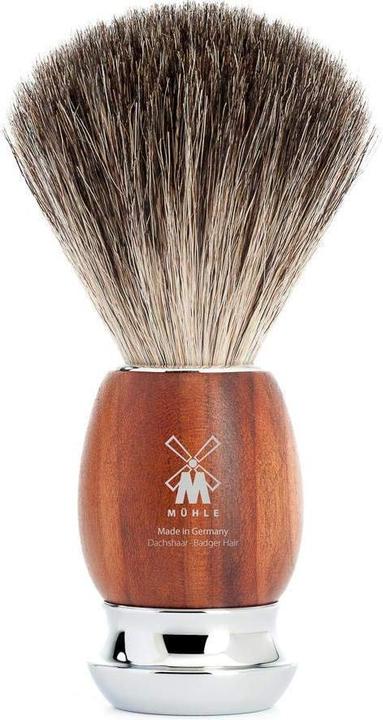 Produktbild Mühle Rasierset, 4-teilig mit Schale, Rasierpinsel mit reinem Dachshaar (Rasieröl, Rasierseife, Rasierpinsel)