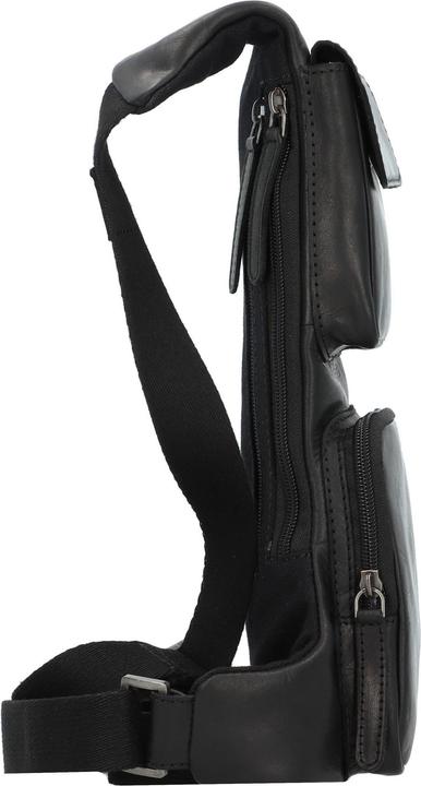 Produktbild Greenburry Pure Black Umhängetasche Leder 16 cm
