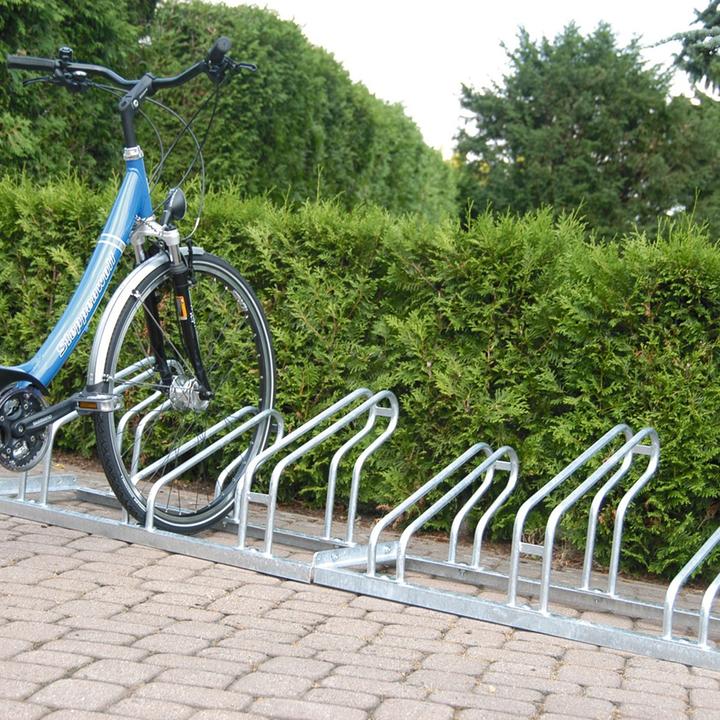 Produktbild Moravia Fahrradständer CLASSIC 1750 mm hoch/tief, für 5 Fahrräder