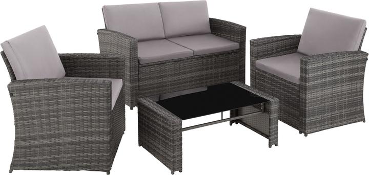 tectake Rattan Lounge Lucca
