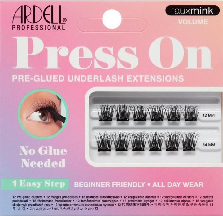 Ardell Press On Faux Mink Volume 12 Stk (Artificial eyelashes)